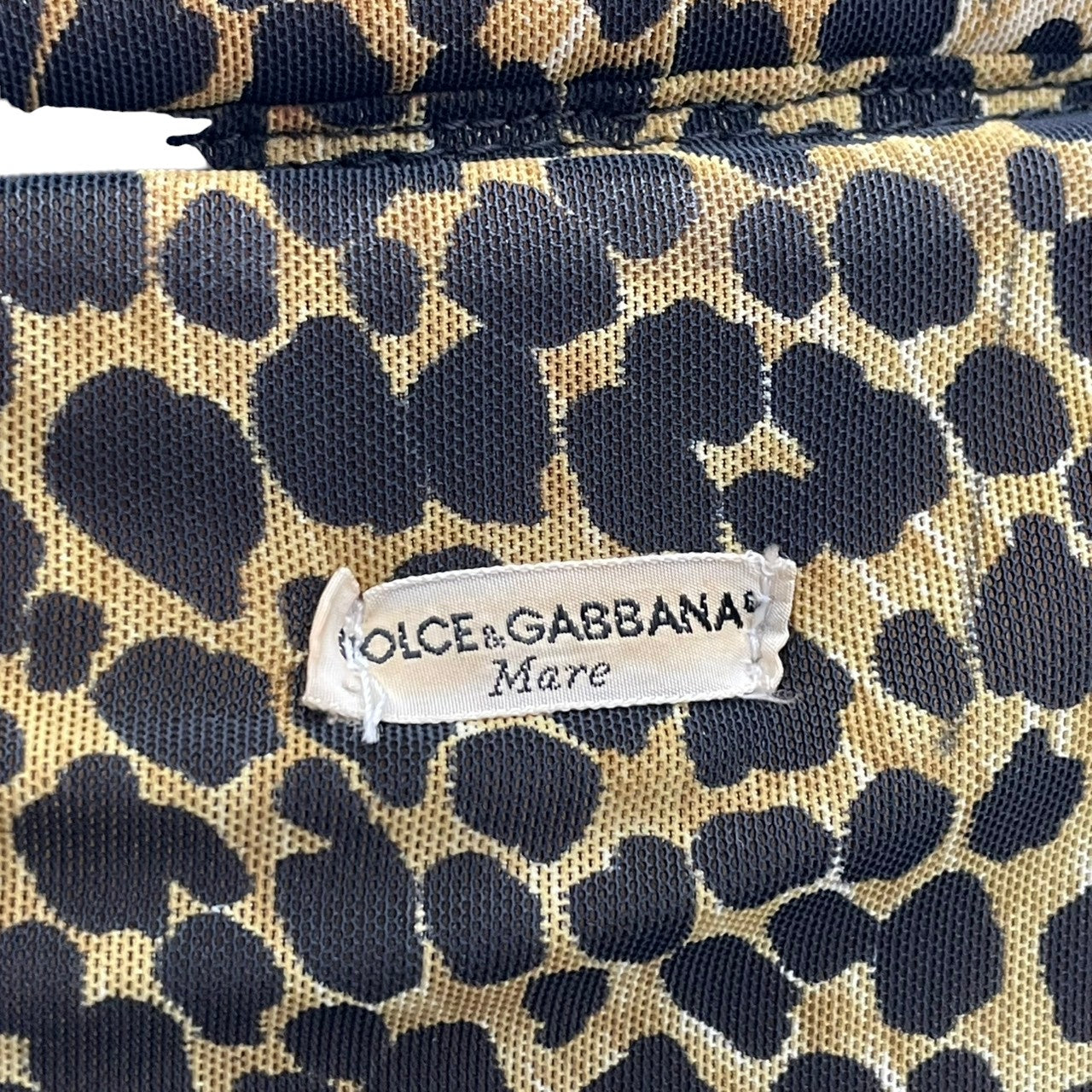 【良品】 ドルチェ＆ガッバーナ DOLCE&GABBANA トートバッグ ショルダーバッグ ナイロン レザー レオパード柄 ヒョウ柄 ブラウン 茶 ブラック 黒 肩掛け 大容量 軽量 A4収納可能 カジュアル クラシック エレガント レディース 定番 S59