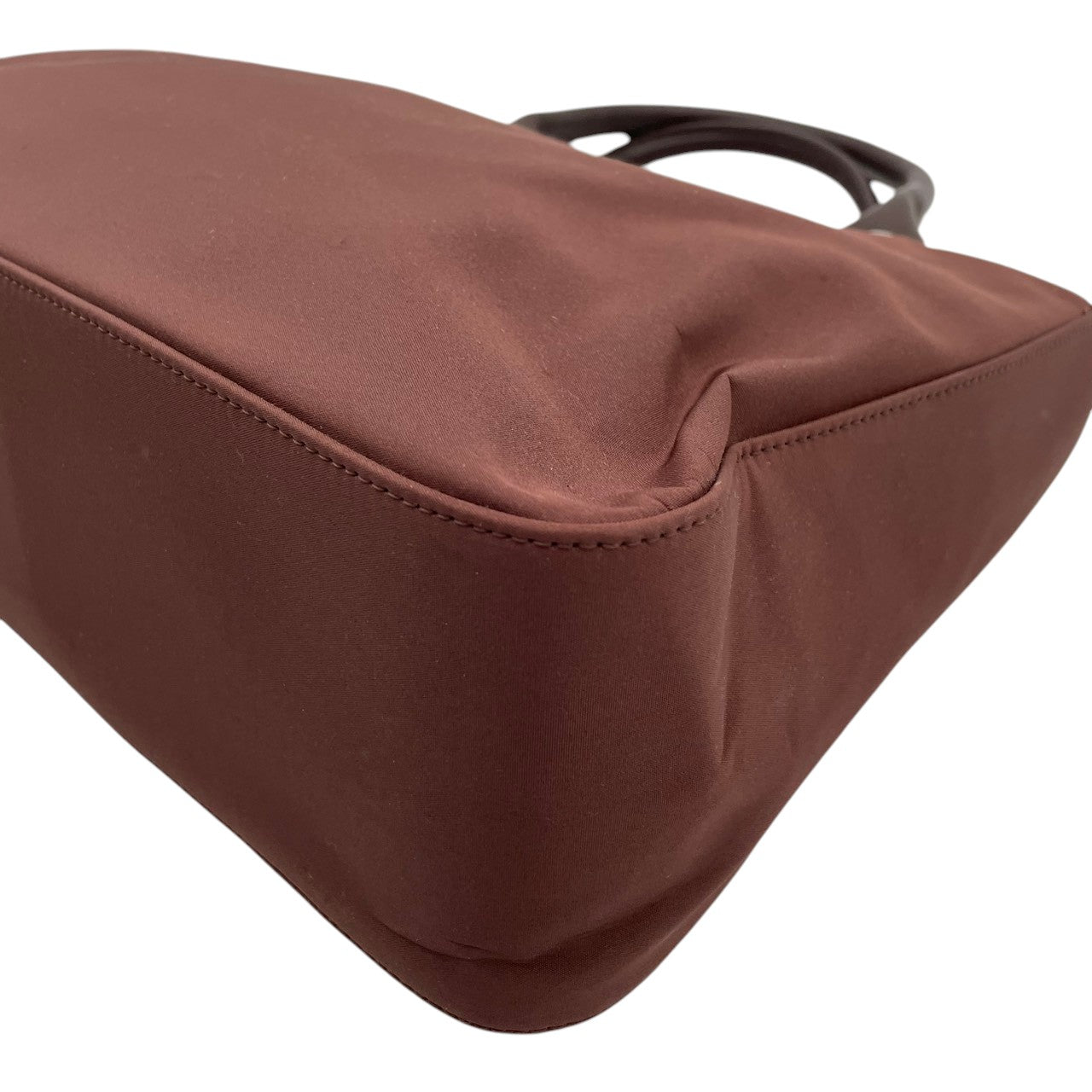 【美品】 カステルバジャック CASTELBAJAC ハンドバッグ ミニボストン トートバッグ ナイロン レザー ブラウン 茶 家紋 ロゴ ステッチ 軽量 カジュアル スポーティ 鞄 お出かけ デイリー メンズ レディース ユニセックス 定番 人気 S60