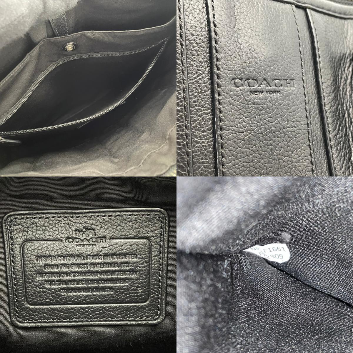 COACH コーチ Metropolitan メトロポリタン ブリーフケース ビジネスバッグ 2way レザー ブラック メンズ シルバー金具 A4収納 PC収納 通勤 ショルダー ハンドバッグ 書類 仕事 s83
