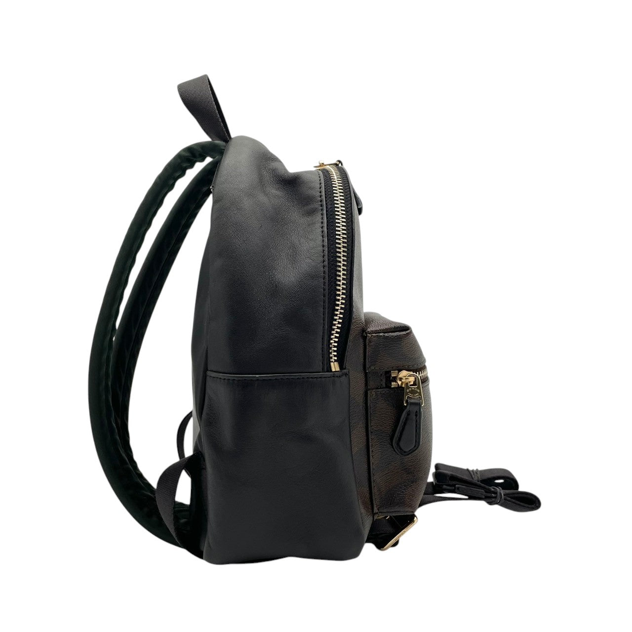 【美品】 コーチ COACH チャーリー バックパック シグネチャー キャンバス ブラウン 茶 ミニリュック コンパクト バックパック 通勤 通学 デイリー お出かけ レディース 定番 人気 鞄 S81