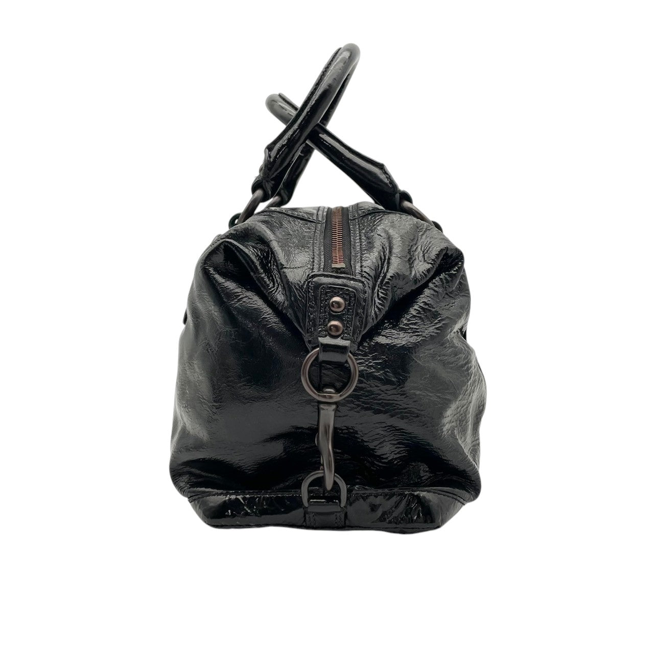 【美品】コーチ COACH マディソン パテント サブリナ ハンドバッグ 2WAY ショルダーバッグ 黒 ブラック エナメル レザー ターンロック ゴールド金具 大容量 肩掛け 斜め掛け エレガント 上品 通勤 通学 デイリー お出かけ レディース S81