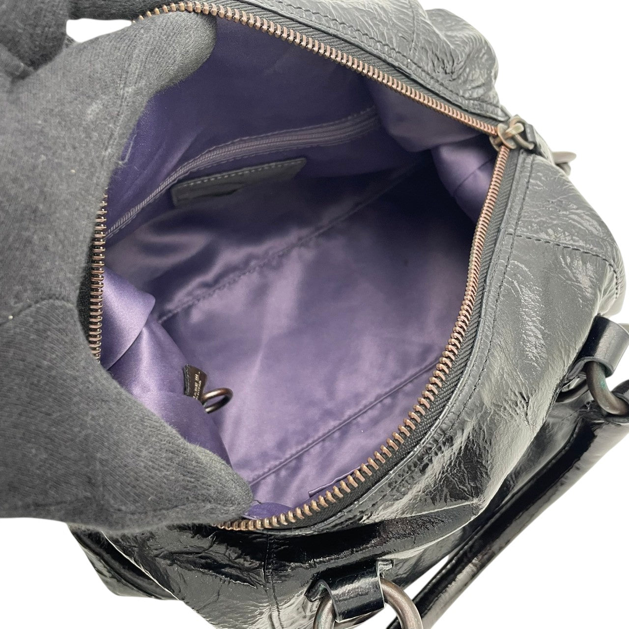 【美品】コーチ COACH マディソン パテント サブリナ ハンドバッグ 2WAY ショルダーバッグ 黒 ブラック エナメル レザー ターンロック ゴールド金具 大容量 肩掛け 斜め掛け エレガント 上品 通勤 通学 デイリー お出かけ レディース S81