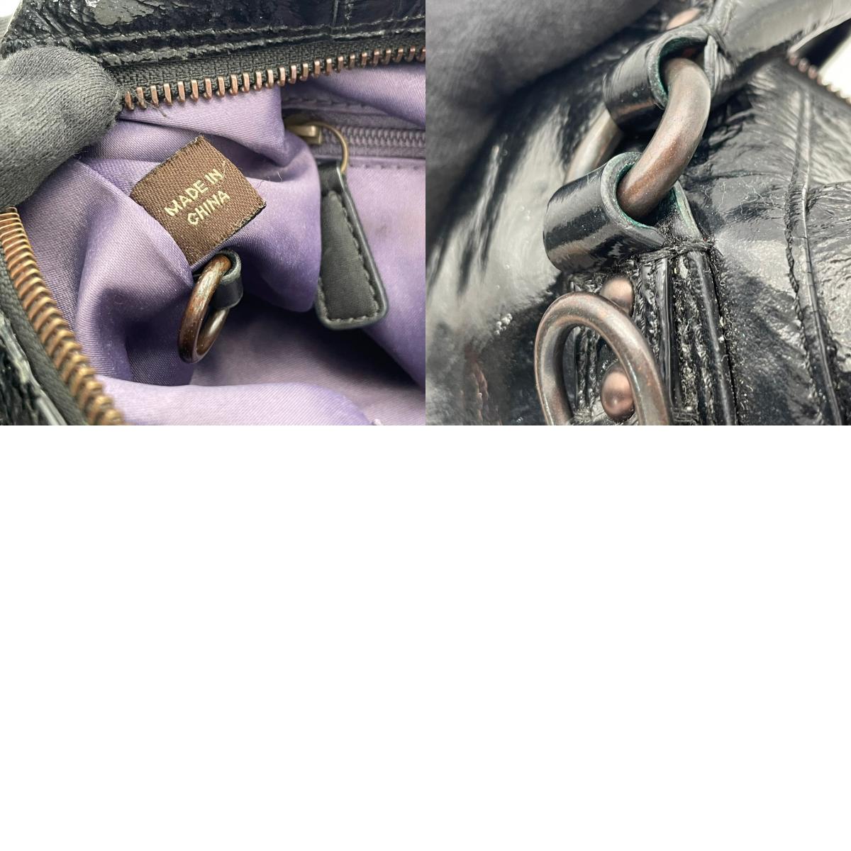 【美品】コーチ COACH マディソン パテント サブリナ ハンドバッグ 2WAY ショルダーバッグ 黒 ブラック エナメル レザー ターンロック ゴールド金具 大容量 肩掛け 斜め掛け エレガント 上品 通勤 通学 デイリー お出かけ レディース S81