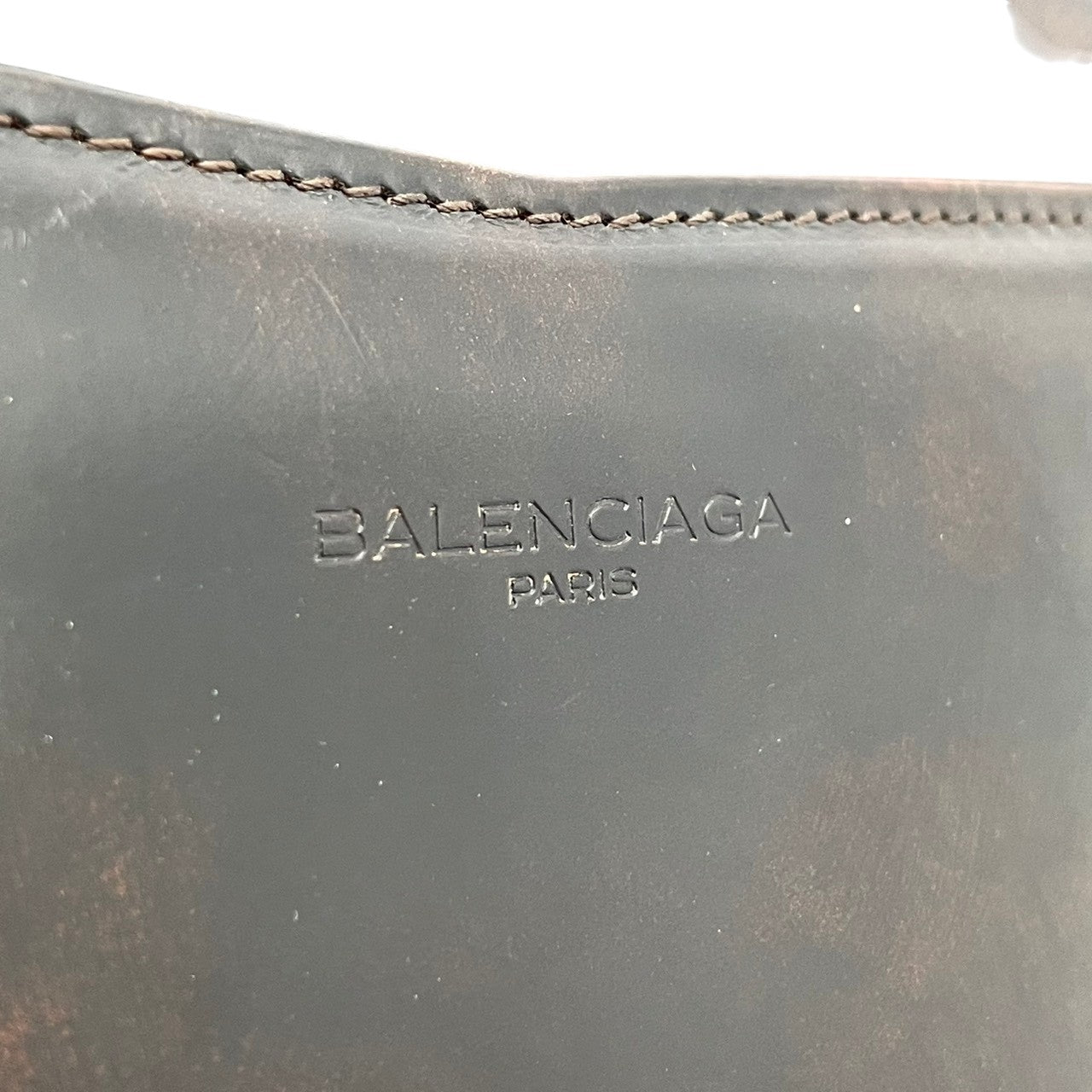【良品】 バレンシアガ BALENCIAGA セカンドバッグ クラッチバッグ レザー 本革 ブラウン 茶 ゴールド金具 メンズ 紳士 ビジネス 通勤 出張 冠婚葬祭 フォーマル カジュアル デイリー お出かけ 上品 定番 人気 鞄 カバン S93