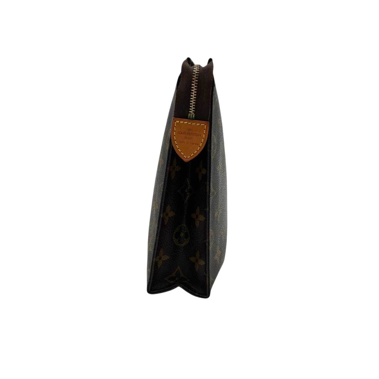【良品】 ルイヴィトン LOUIS VUITTON ポッシュ・トワレット セカンドバッグ クラッチバッグ ポーチ モノグラム PVC レザー ブラウン 茶 ゴールド金具 メンズ レディース ユニセックス デイリー お出かけ 定番 人気 鞄 カバン S93