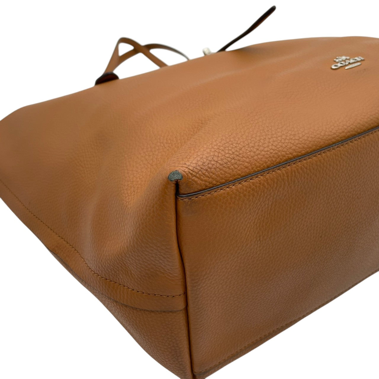 【良品】 コーチ COACH マーケット トートバッグ 58849 レザー 本革 ブラウン 茶 ターンロック 肩掛け 大容量 A4収納 通勤 通学 ビジネス デイリー お出かけ エレガント カジュアル レディース 定番 人気 鞄 カバン S82