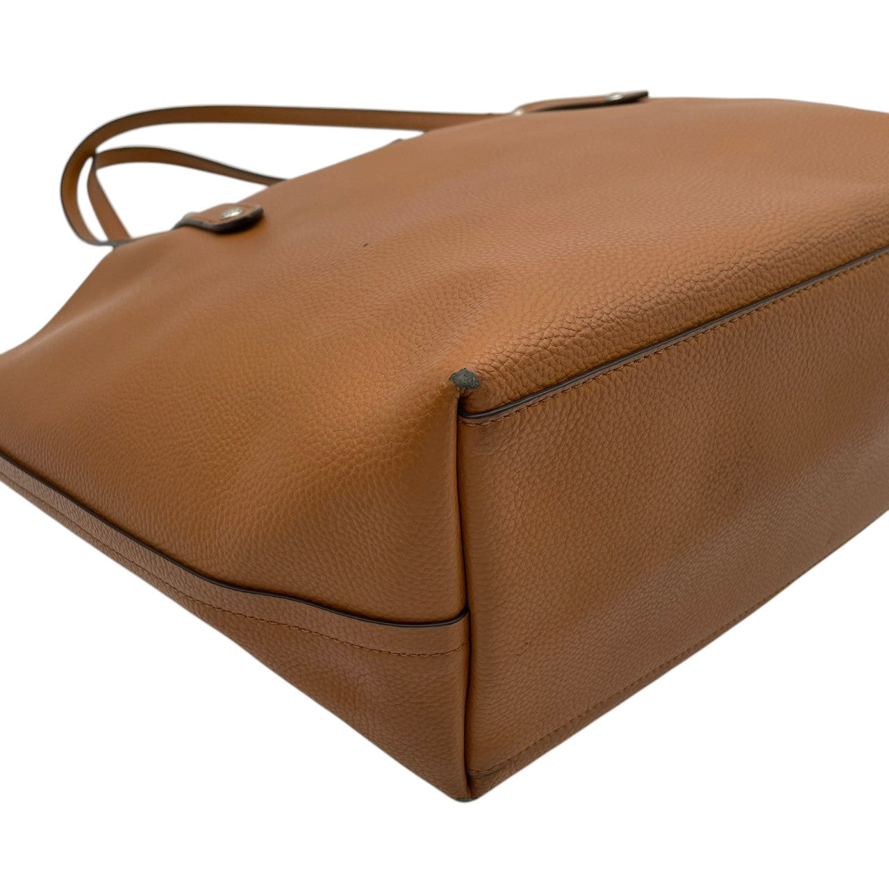 【良品】 コーチ COACH マーケット トートバッグ 58849 レザー 本革 ブラウン 茶 ターンロック 肩掛け 大容量 A4収納 通勤 通学 ビジネス デイリー お出かけ エレガント カジュアル レディース 定番 人気 鞄 カバン S82