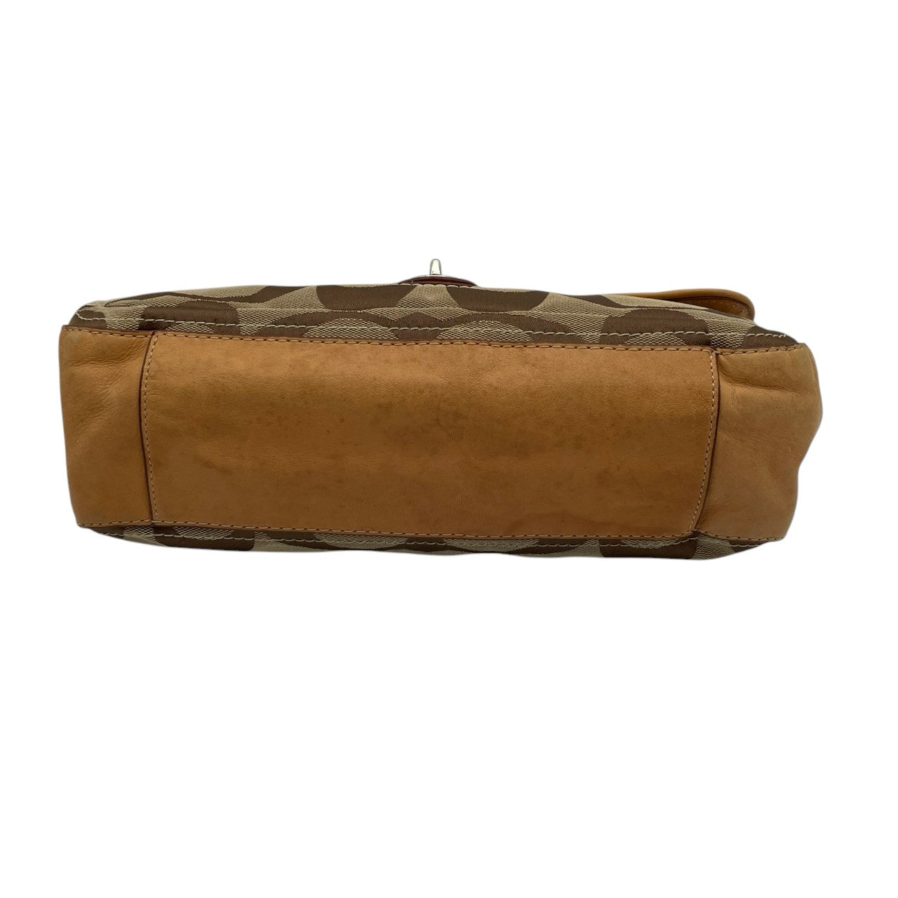 【良品】 コーチ COACH 19033 シグネチャー シティ ウィリス 2WAY ショルダーバッグ ハンドバッグ キャンバス レザー ベージュ 肩掛け 斜め掛け ターンロック レディース お出かけ エレガント カジュアル 定番 人気 鞄 カバン S82