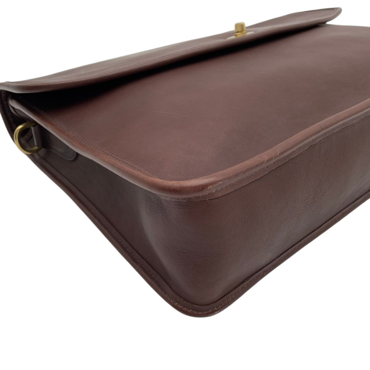 【美品】 コーチ COACH 5265 オールドコーチ ターンロック 2WAY ブリーフケース ビジネスバッグ レザー 本革 ブラウン 茶 斜め掛け 大容量 A4 通勤 通学 フォーマル エレガント レトロ ビンテージ メンズ 鞄 カバン S21