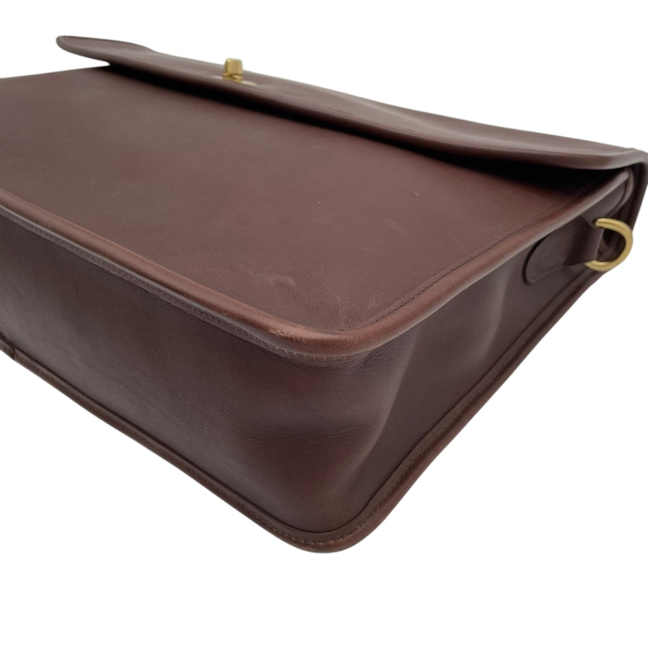 【美品】 コーチ COACH 5265 オールドコーチ ターンロック 2WAY ブリーフケース ビジネスバッグ レザー 本革 ブラウン 茶 斜め掛け 大容量 A4 通勤 通学 フォーマル エレガント レトロ ビンテージ メンズ 鞄 カバン S21
