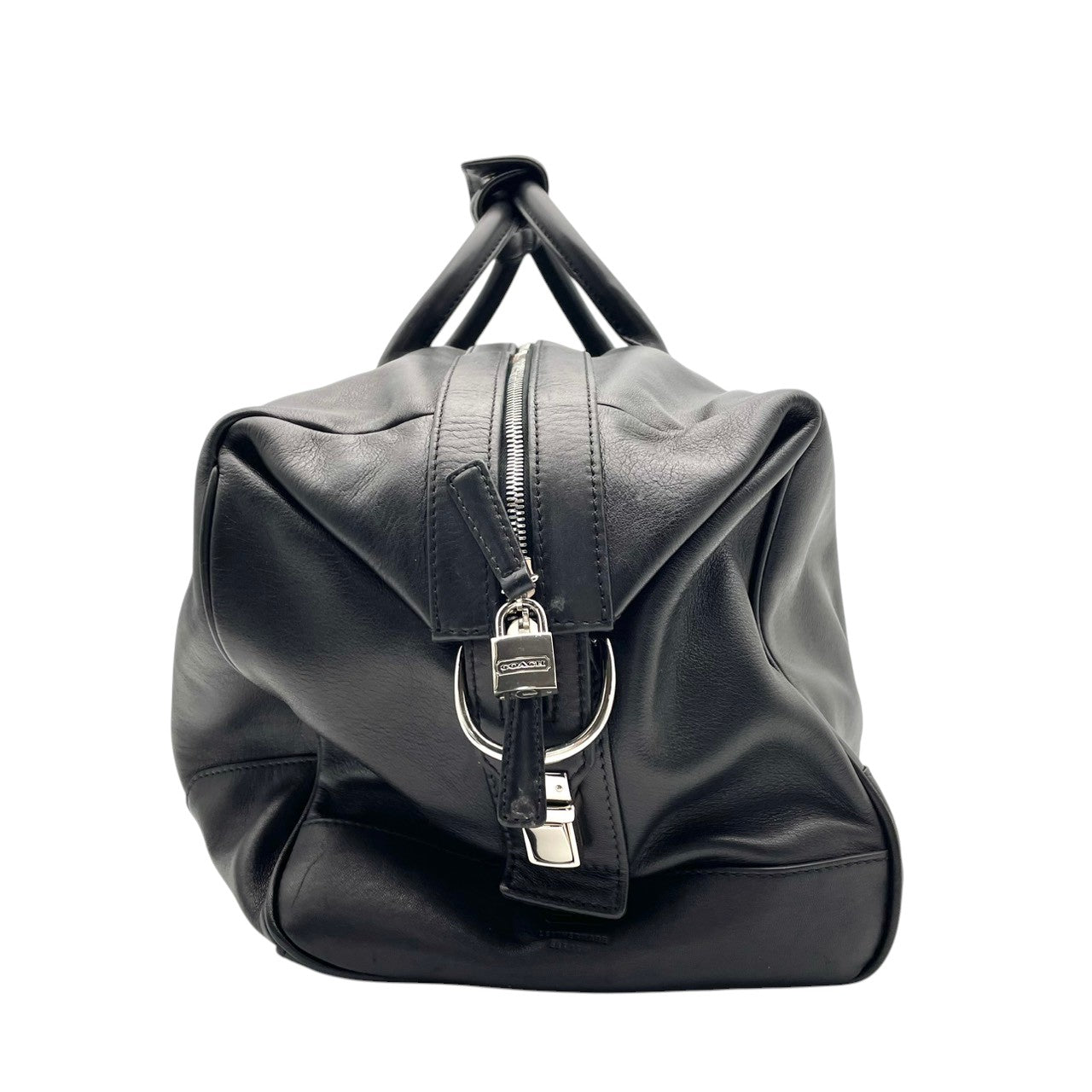 【美品】 コーチ COACH 5404 オールドコーチ レザー 本革 ブラック 黒 2WAY ボストンバッグ トラベルバッグ ダッフルバッグ 大容量 旅行 出張 帰省 ゴルフ スポーツ 斜め掛け 肩掛け クロスボディ メンズ ビンテージ レトロ S21
