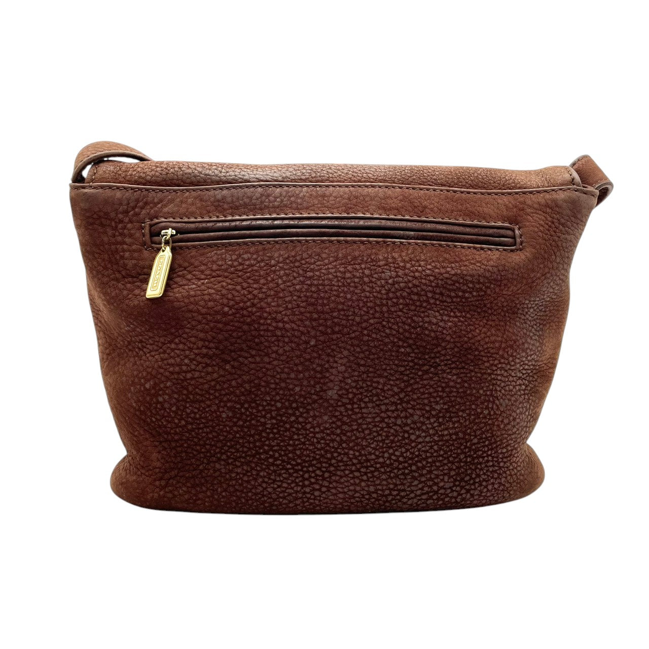 【良品】 コーチ COACH 4935 オールドコーチ ショルダーバッグ ヌバック レザー 本革 ブラウン 茶 フラップ 斜め掛け クロスボディ カジュアル エレガント ヴィンテージ レトロ デイリー お出かけ レディース 定番 人気 カバン S21