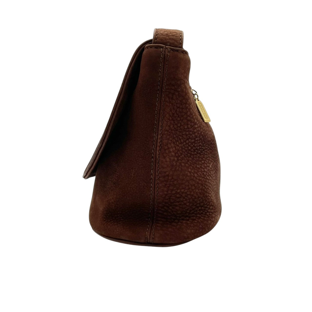 【良品】 コーチ COACH 4935 オールドコーチ ショルダーバッグ ヌバック レザー 本革 ブラウン 茶 フラップ 斜め掛け クロスボディ カジュアル エレガント ヴィンテージ レトロ デイリー お出かけ レディース 定番 人気 カバン S21
