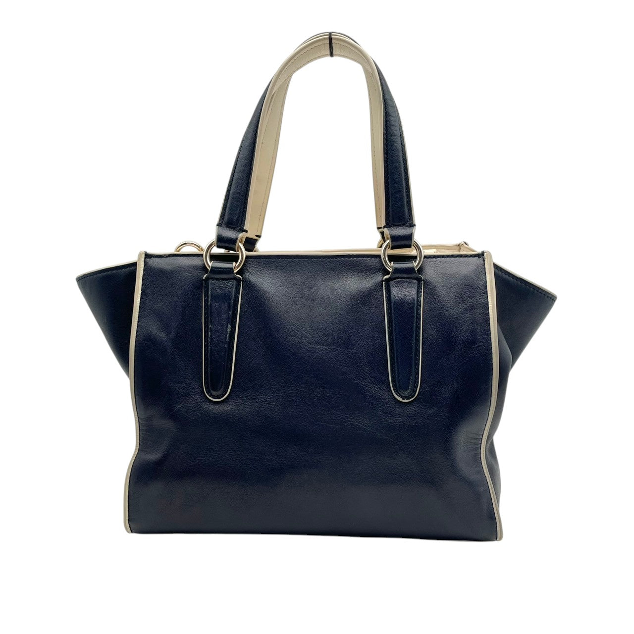 【良品】COACH コーチ クロスビー キャリーオール 2WAY ハンドバッグ ショルダーバッグ レザー ネイビー 肩掛け 斜め掛け クロスボディ 通勤 通学 エレガント レディース カジュアル フォーマル お出かけ デイリー 鞄 上品 S58