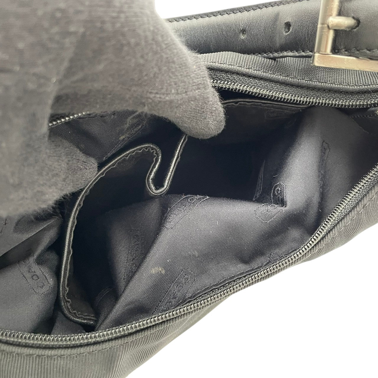【良品】COACH コーチ ワンショルダーバッグ ショルダーバッグ 肩掛け ナイロン レザー ブラック 黒 軽量 シンプル 使いやすい 通勤 通学 大容量 エレガント レディース カジュアル フォーマル お出かけ デイリー 7423 S58