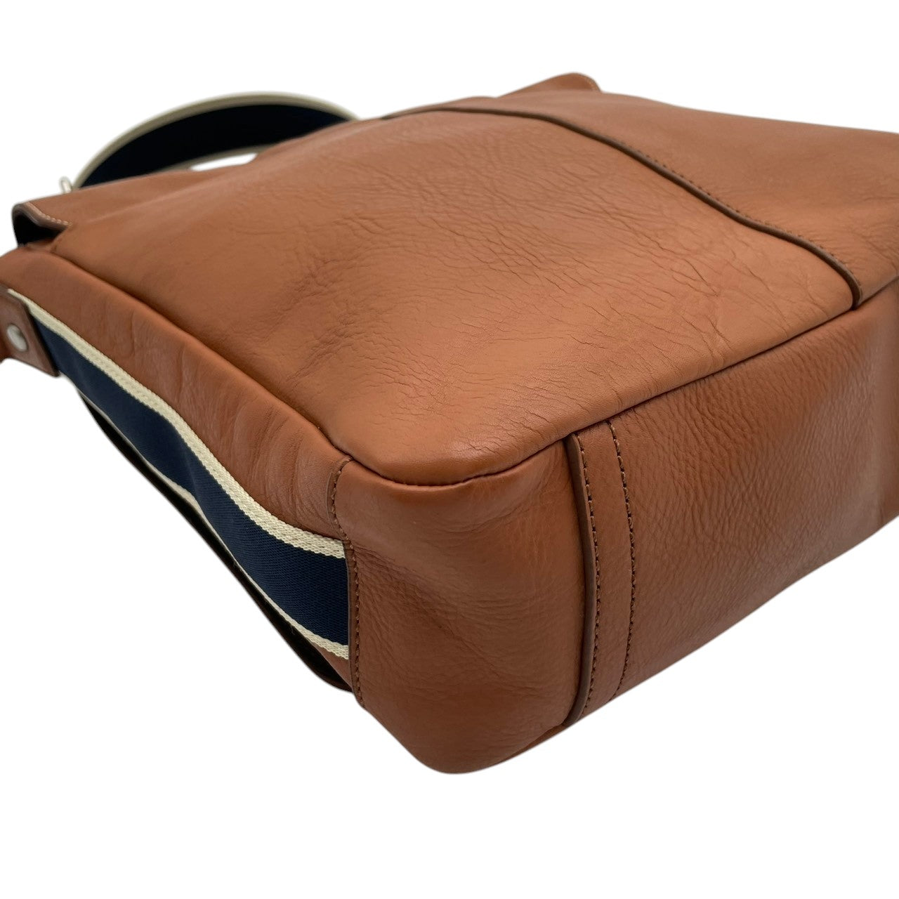 【美品】COACH コーチ ヘリテージ ウェブレザー メッセンジャーバッグ ショルダーバッグ 本革 キャメルブラウン 茶 斜め掛け クロスボディ 通勤 通学 ビジネス 大容量 A4収納 メンズ カジュアル デイリー F70555 S58