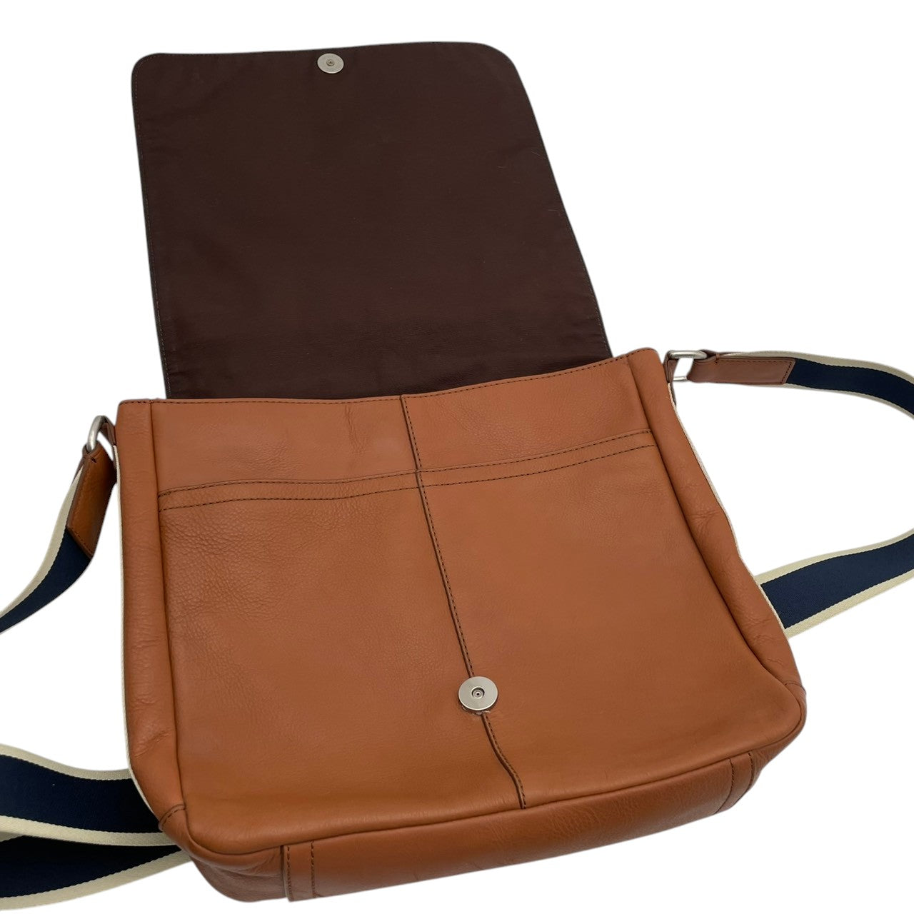 【美品】COACH コーチ ヘリテージ ウェブレザー メッセンジャーバッグ ショルダーバッグ 本革 キャメルブラウン 茶 斜め掛け クロスボディ 通勤 通学 ビジネス 大容量 A4収納 メンズ カジュアル デイリー F70555 S58