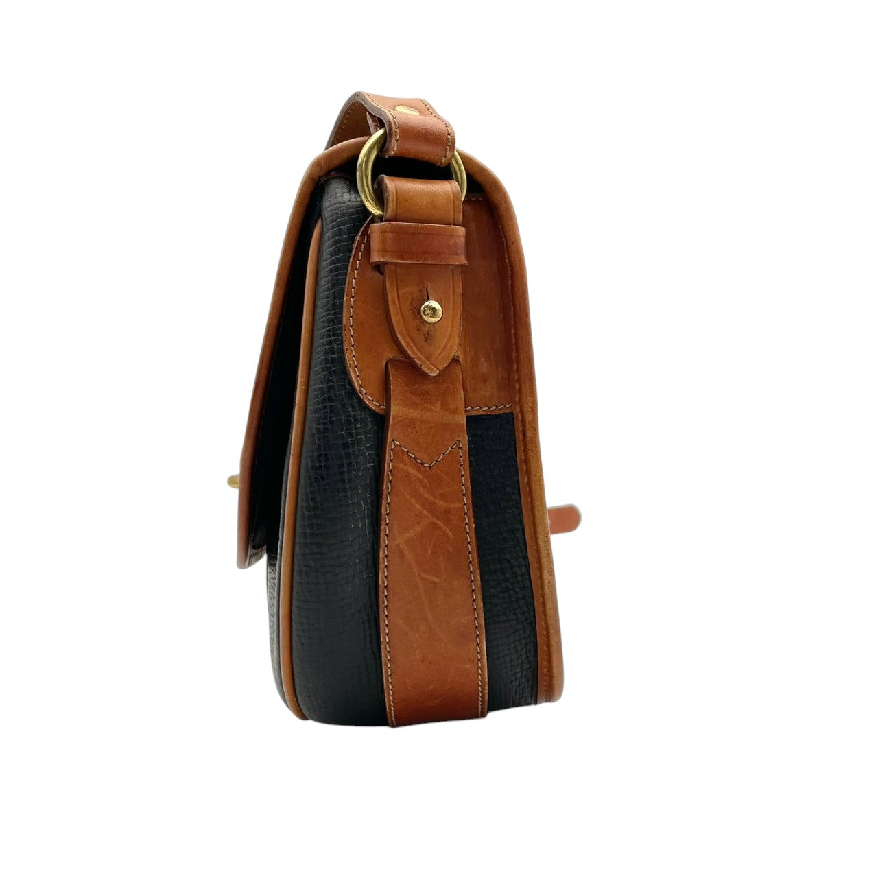 【美品】COACH コーチ オールドコーチ ショルダーバッグ クロスボディ 斜め掛け 本革 レザー ブラック ブラウン バイカラー ビンテージ レトロ エレガント レディース カジュアル フォーマル デイリー 希少 鞄 カバン 上品 イタリア製 S58