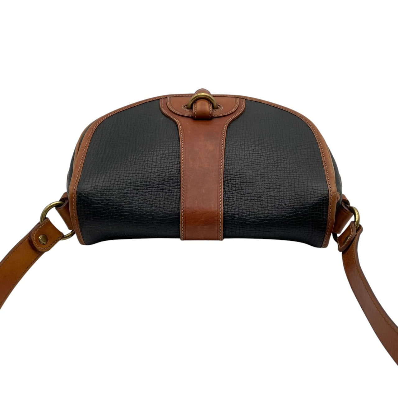 【美品】COACH コーチ オールドコーチ ショルダーバッグ クロスボディ 斜め掛け 本革 レザー ブラック ブラウン バイカラー ビンテージ レトロ エレガント レディース カジュアル フォーマル デイリー 希少 鞄 カバン 上品 イタリア製 S58