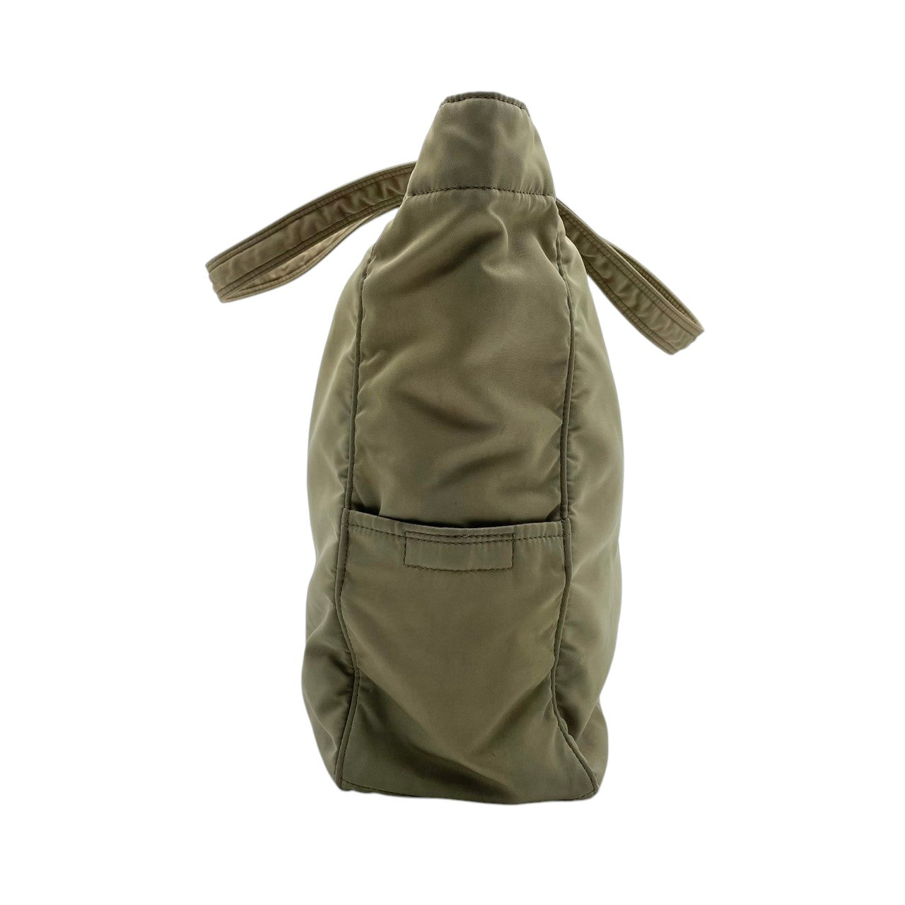 【良品】PORTER ポーター CREAM クリーム トートバッグ ハンドバッグ ナイロン 軽量 カーキグリーン 緑 吉田カバン 肩掛け A4収納 大容量 通勤 通学 旅行 シンプル 無地 メンズ レディース ユニセックス カジュアル デイリー 鞄 S65