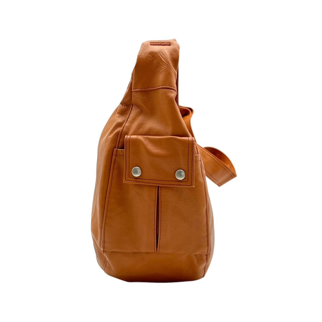 【美品】PORTER ポーター FREE STYLE フリースタイル ショルダーバッグ クロスボディ 斜め掛け PVC キャメルブラウン 茶色 軽量 大容量 A4収納 通勤 通学 旅行 トラベル メンズ レディース ユニセックス 吉田カバン S65