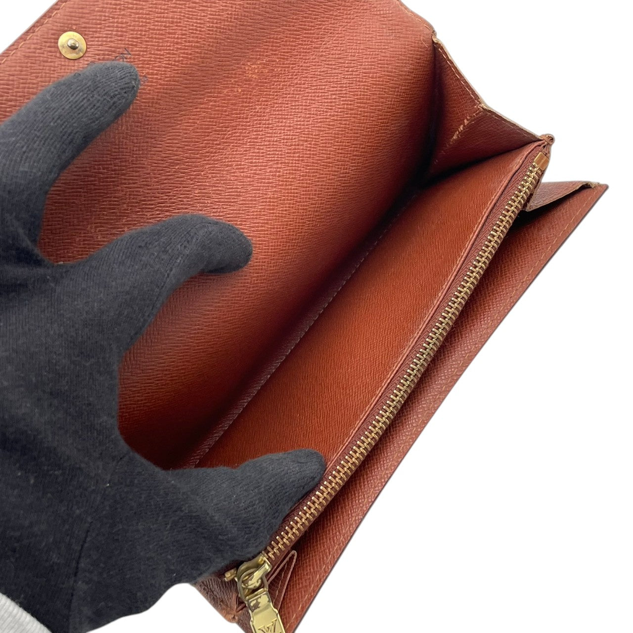 【良品】ルイヴィトン モノグラム ポルトフォイユサラ 長財布 ブラウン 茶色 2つ折り 二つ折り ロングウォレット ウォレット ロゴ 高級感 上品 ビジネス カジュアル 男女兼用 ユニセックス 丈夫 おしゃれ 普段使い 定番 人気 ブランド財布 M3