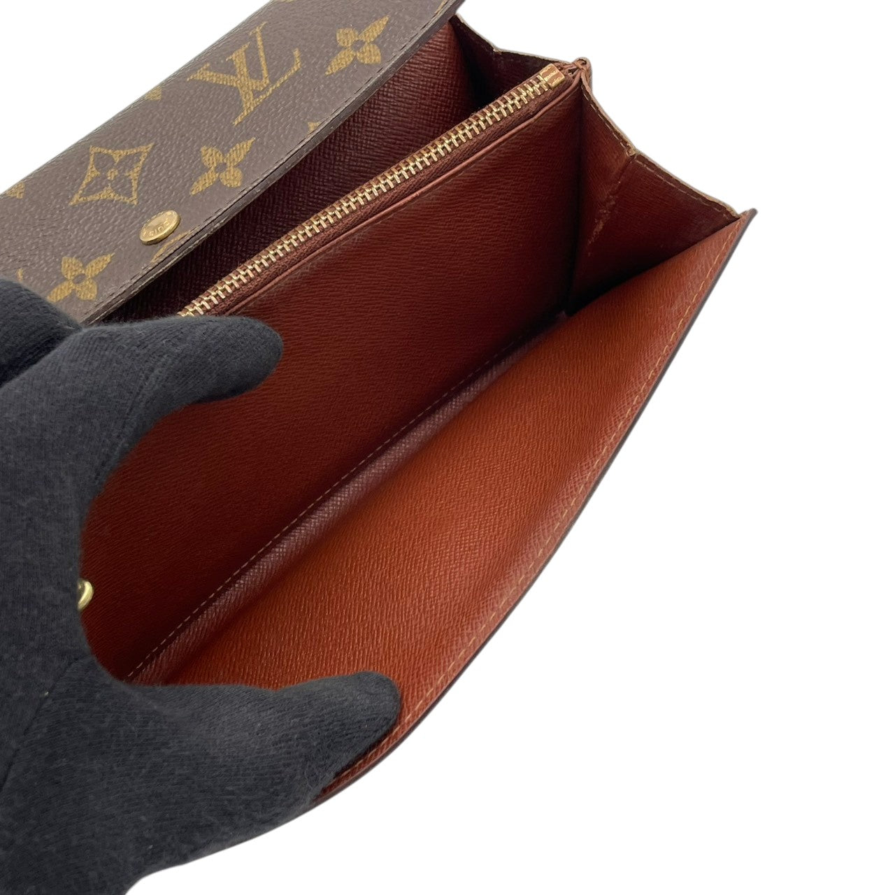 【良品】ルイヴィトン モノグラム ポルトフォイユサラ 長財布 ブラウン 茶色 2つ折り 二つ折り ロングウォレット ウォレット ロゴ 高級感 上品 ビジネス カジュアル 男女兼用 ユニセックス 丈夫 おしゃれ 普段使い 定番 人気 ブランド財布 M3