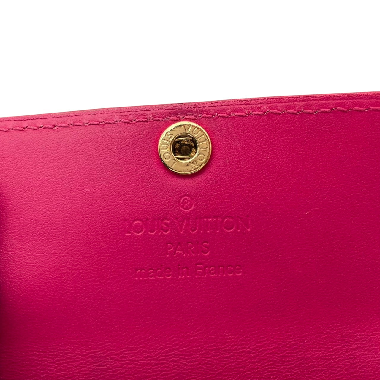 【良品】ルイヴィトン ヴェルニ ポルトモネ・ビエ・カルトクレディ 二つ折り財布 メタリックレッド パテントレザー ミニ コンパクト 財布 レディース 人気 定番 ブランド 高級 上品 エレガント クラシック 旅行 普段使い 贈り物 W4