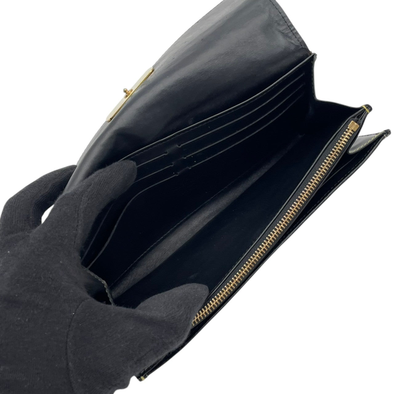 【良品】 ルイヴィトン ポルトフォイユ ルファヴォリ 長財布 黒 ブラック レザー 本革 メンズ レディース 人気 定番 ブランド ビジネス カジュアル 上品 エレガント 高級感 おしゃれ 希少 レア ギフト プレゼント W4