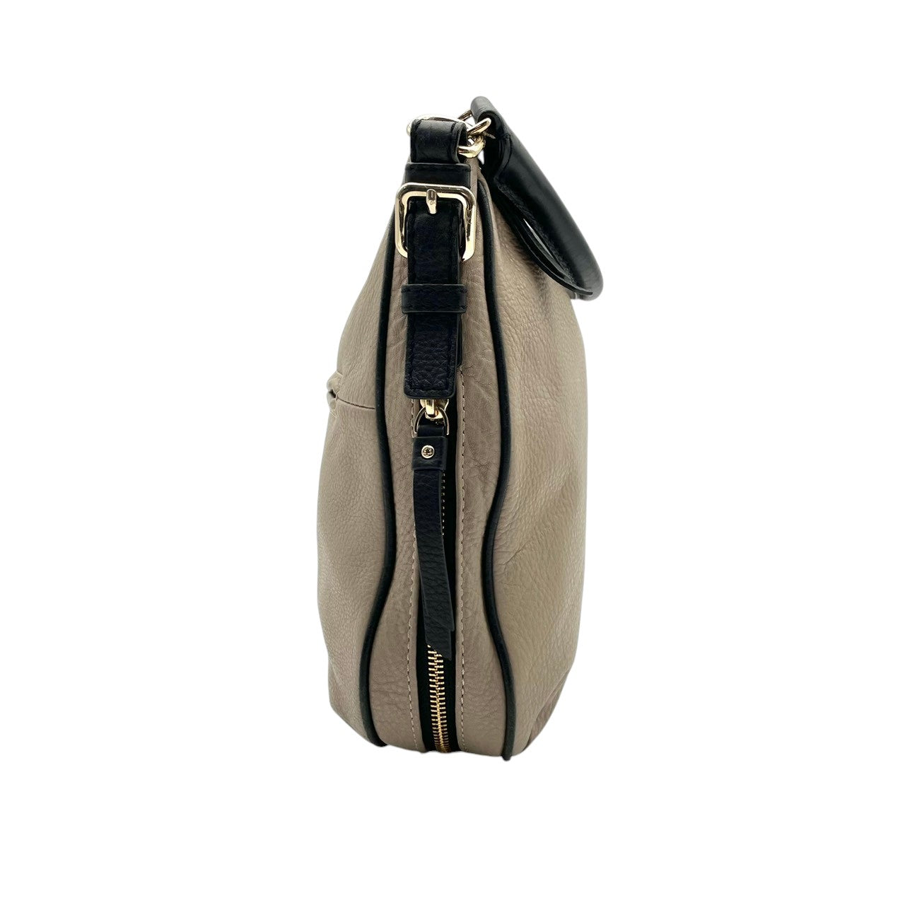 【良品】ケイトスペード 2WAY ショルダーバッグ ハンドバッグ グレージュ レザー 通勤 通学 大容量 大人可愛い 人気 定番 ブランド 高級感 シンプル エレガント 希少 使いやすい 収納 お出かけ 旅行 デイリー 鞄 カバン レディース S91