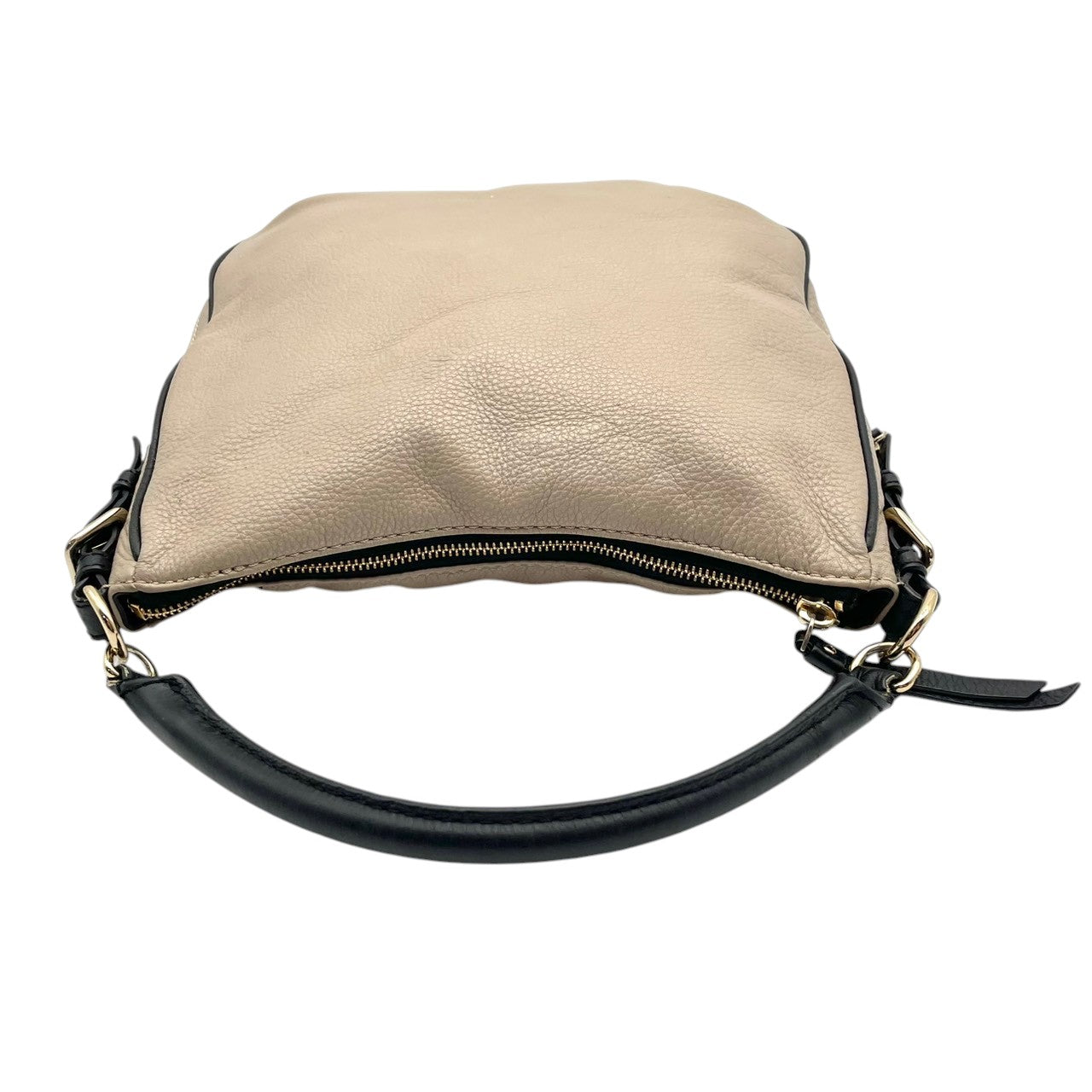 【良品】ケイトスペード 2WAY ショルダーバッグ ハンドバッグ グレージュ レザー 通勤 通学 大容量 大人可愛い 人気 定番 ブランド 高級感 シンプル エレガント 希少 使いやすい 収納 お出かけ 旅行 デイリー 鞄 カバン レディース S91
