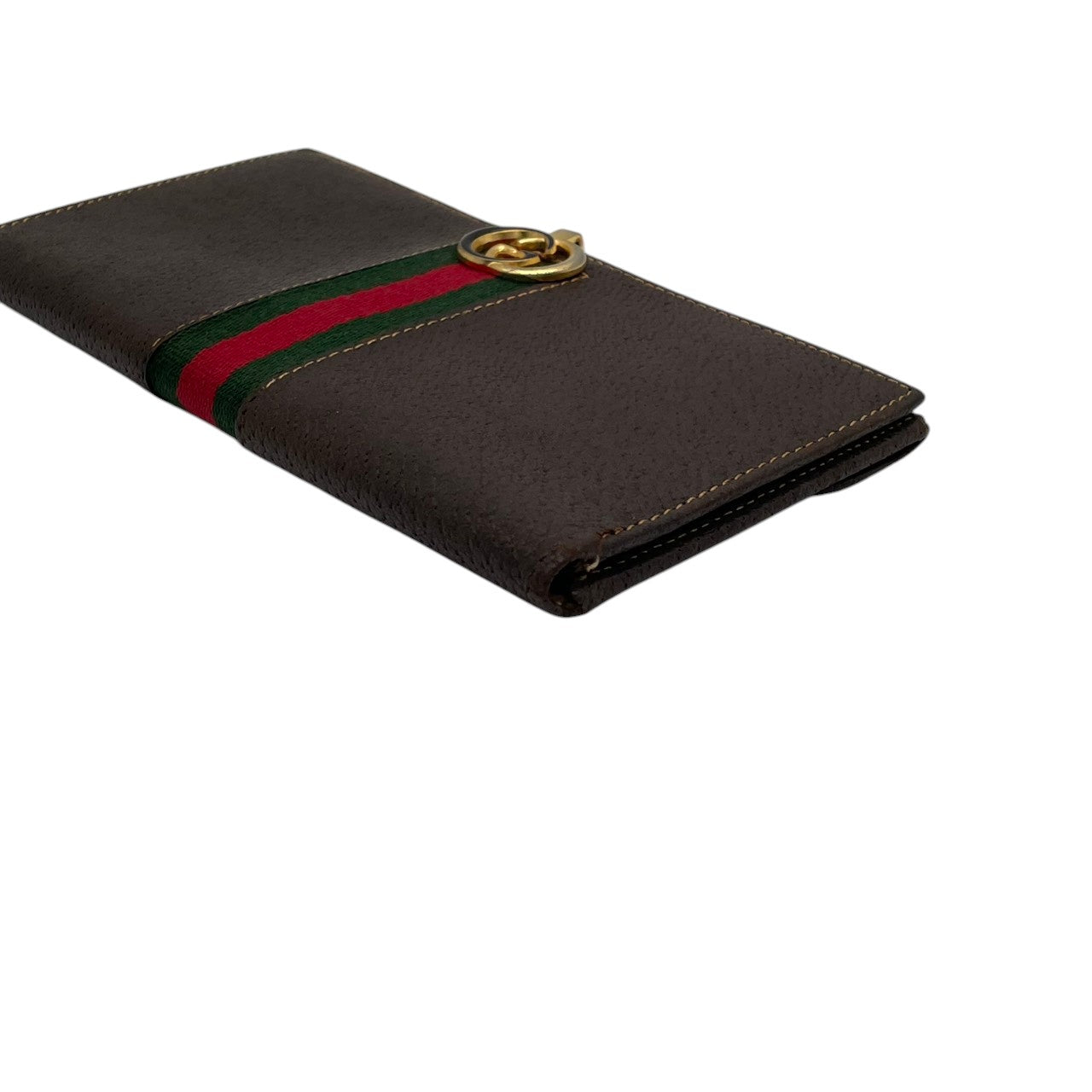 【良品】グッチ オールドグッチ シェリーライン 長財布 レザー 茶 ブラウン ロングウォレット ヴィンテージ クラシック メンズ レディース 人気 定番 ブランド ビジネス カジュアル 上品 エレガント 高級感 普段使い お出かけ 旅行 ギフト W3