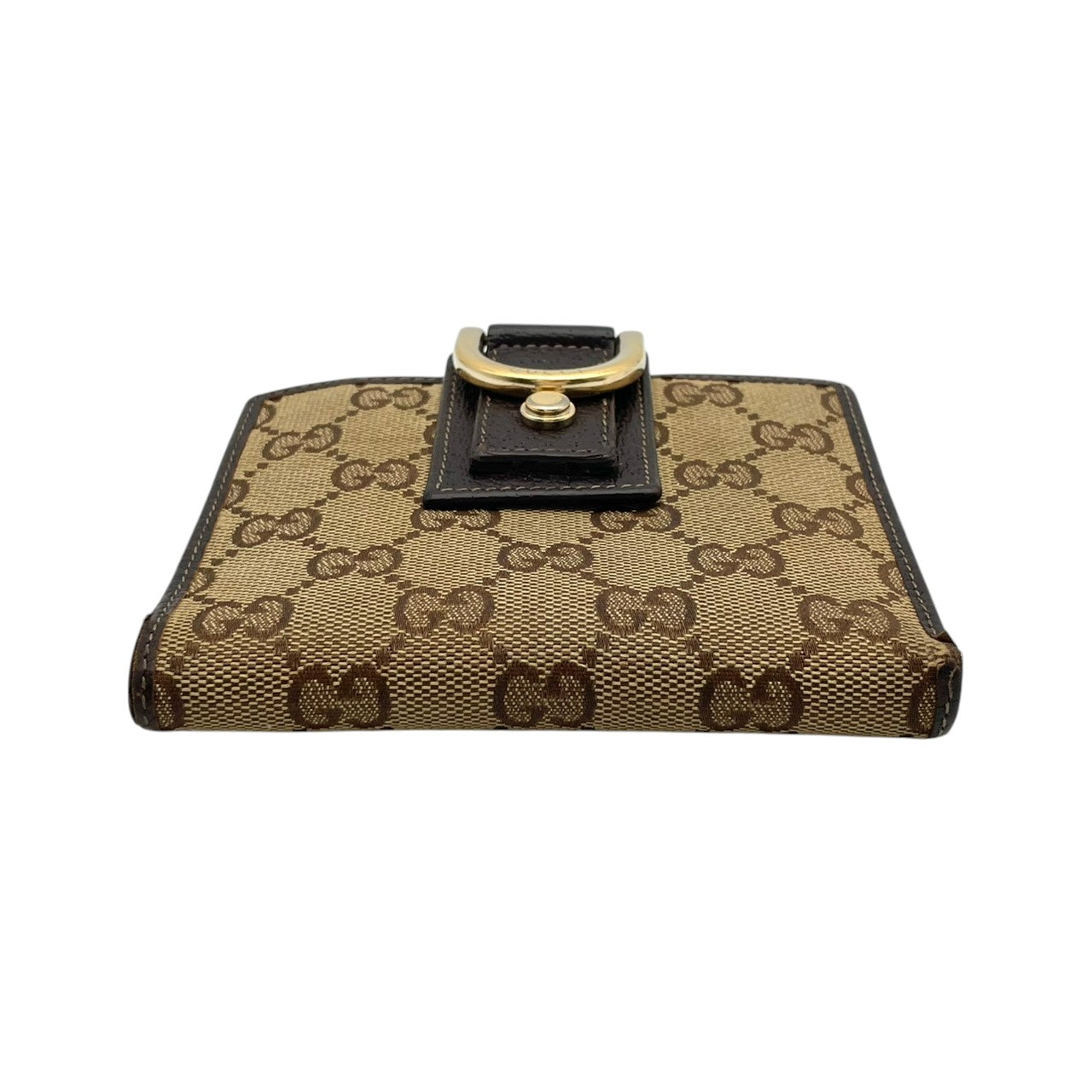 【良品】グッチ 財布 二つ折り アビー GGキャンバス レザー コンパクト ベージュ 茶 レディース メンズ 人気 定番 ブランド ビジネス カジュアル エレガント 高級感 普段使い お出かけ 旅行 ギフト プレゼント 贈り物 ミニ ウォレット W3