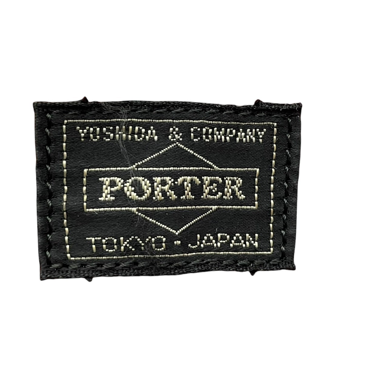 【良品】ポーター ビームス コラボ 別注 メッセンジャーバッグ ショルダーバッグ 斜め掛け ナイロン オレンジ ブラック 黒 市松模様 チェッカーフラッグ 総柄 レア 希少 限定品 メンズ レディース スタイリッシュ カジュアル A4収納 S83
