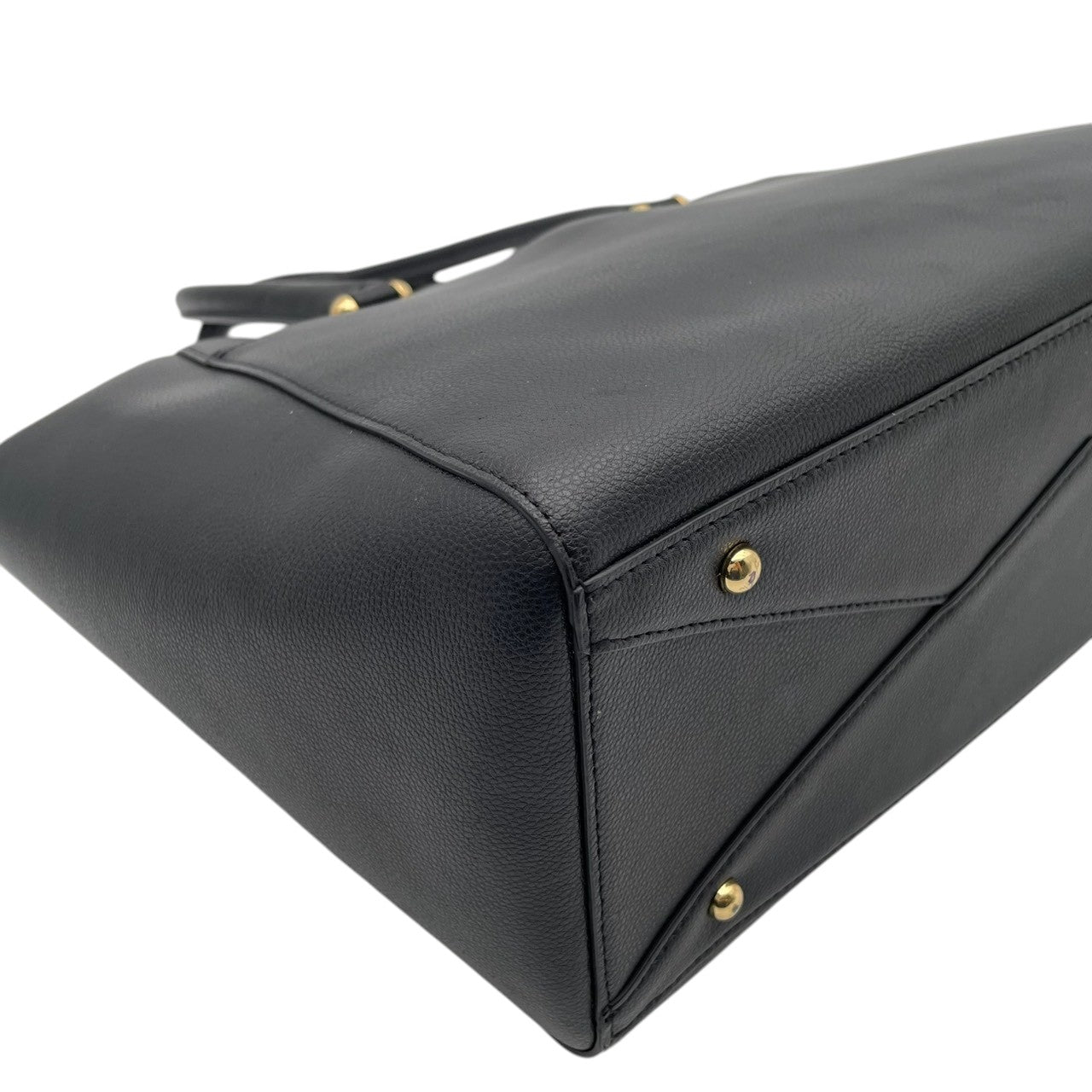 【美品】サマンサタバサ バッグ トートバッグ ハンドバッグ ショルダーバッグ 2WAY カバン 鞄 斜め掛け 肩掛け クロスボディ レザー 本革 ブラック 黒 ゴールド金具 エレガント クラシック 上品 高級感 ビジネス 通勤 通学 お出かけ 旅行 S83