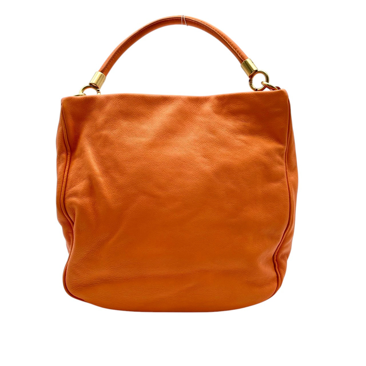 【美品】マークバイマークジェイコブス バッグ ハンドバッグ ショルダーバッグ 2WAY クラシック Q サッチェル 本革 レザー オレンジ ゴールド金具 斜め掛け 肩掛け クラシック エレガント スタイリッシュ 上品 お出かけ 旅行 デイリー 通勤 S10