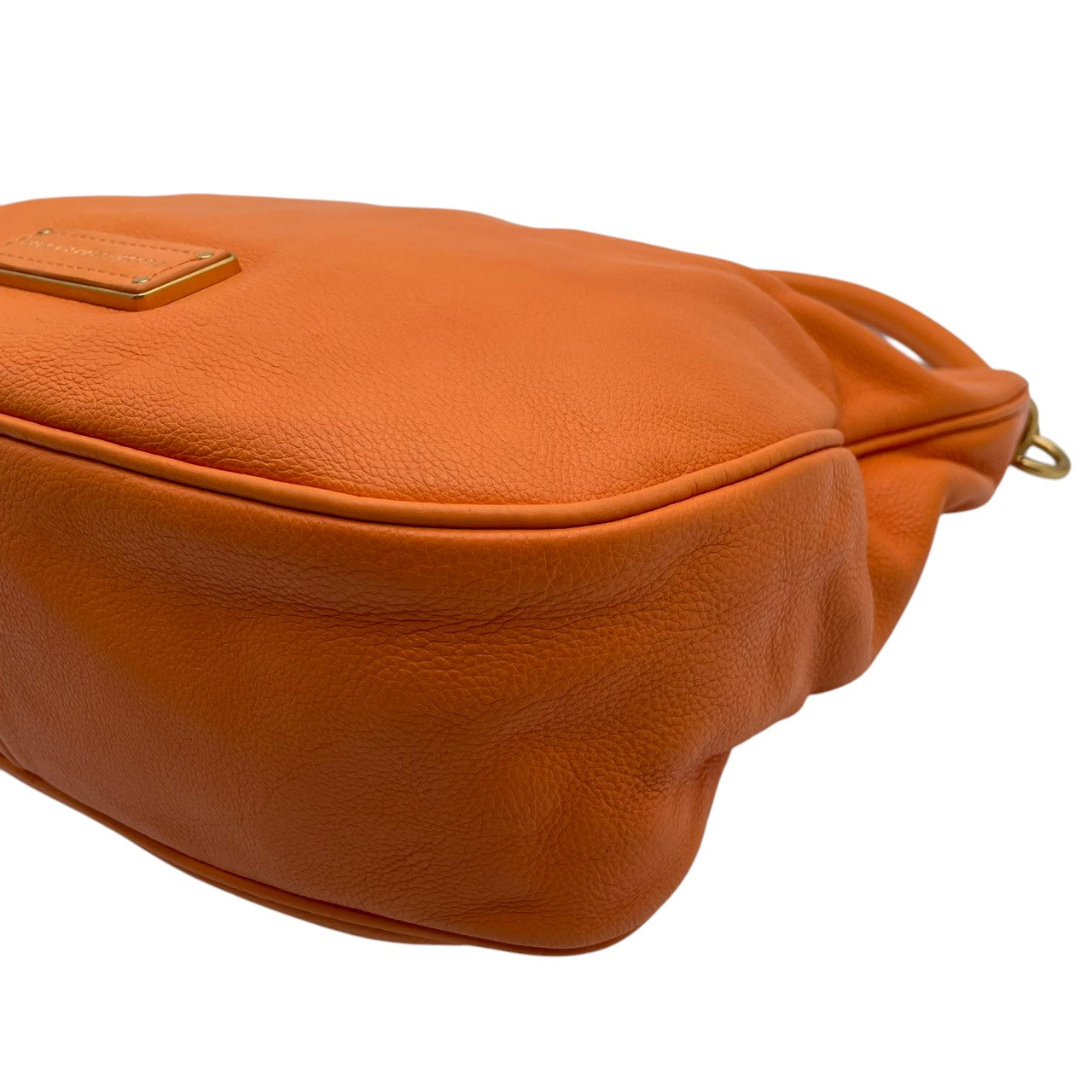 【美品】マークバイマークジェイコブス バッグ ハンドバッグ ショルダーバッグ 2WAY クラシック Q サッチェル 本革 レザー オレンジ ゴールド金具 斜め掛け 肩掛け クラシック エレガント スタイリッシュ 上品 お出かけ 旅行 デイリー 通勤 S10