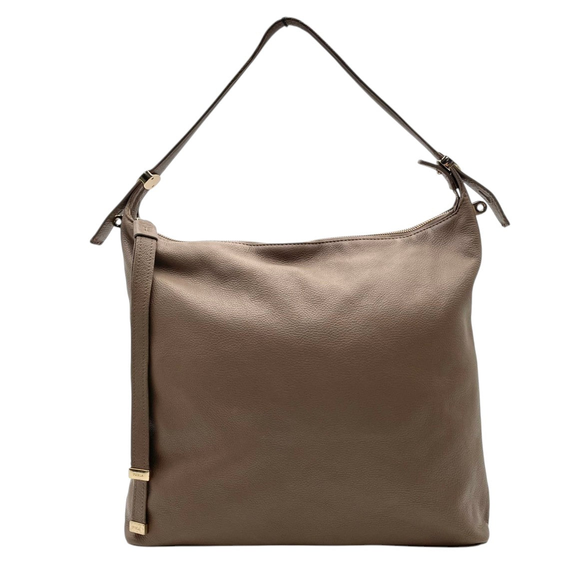 フルラ バッグ FURLA ショルダーバッグ ハンドバッグ ワンショルダー 肩掛け 斜め掛け可能 レザー 本革 グレージュ ベージュ系 ゴールド金具 クラシック エレガント スタイリッシュ カジュアル 上品 A4収納 大容量 お出かけ 旅行 デイリー S10