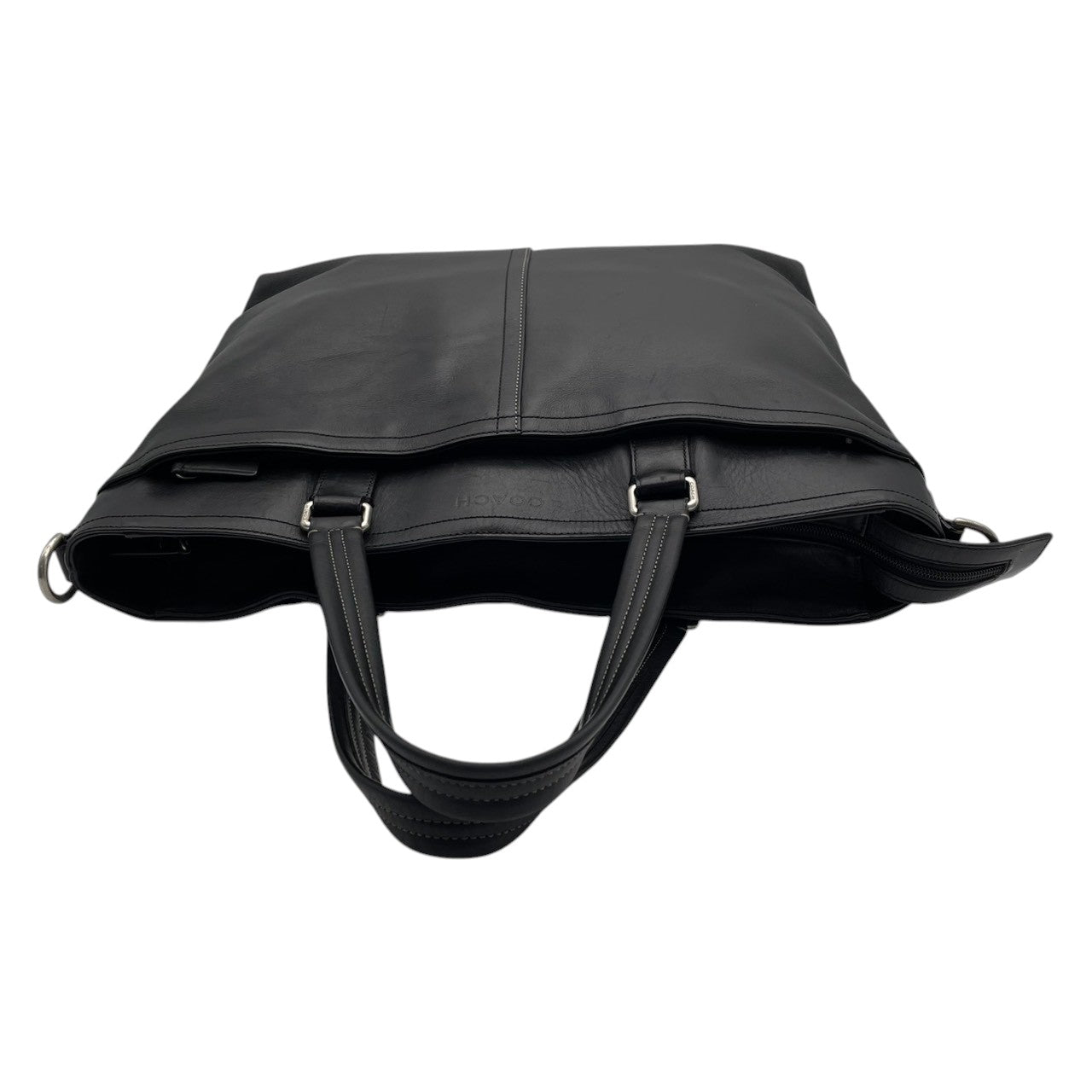 コーチ バッグ レキシントン レザー ビジネス トート ハンドバッグ ショルダーバッグ 2WAY 斜め掛け 肩掛け A4収納 大容量 自立 クロスボディ 本革 ブラック 黒 シルバー金具 通勤 通学 出張 旅行 スタイリッシュ カジュアル メンズ S10