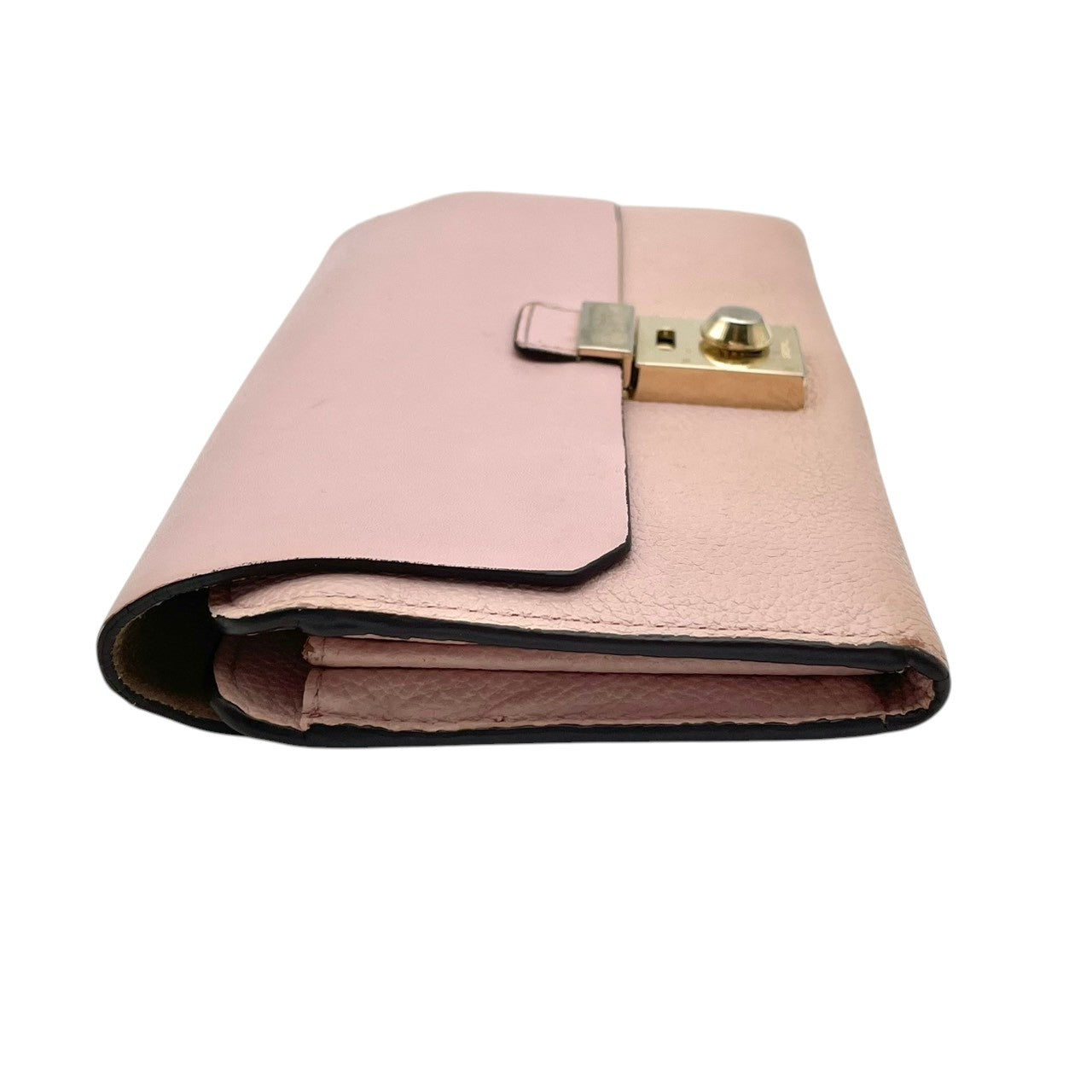 フルラ 財布 ミラノ PEGGY XL BIFOLD 二つ折り長財布 フラップウォレット ロングウォレット 本革 レザー ライトピンク ゴールド金具 エレガント クラシック スタイリッシュ カジュアル 上品 普段使い レディース 定番 人気 毎日使い M4