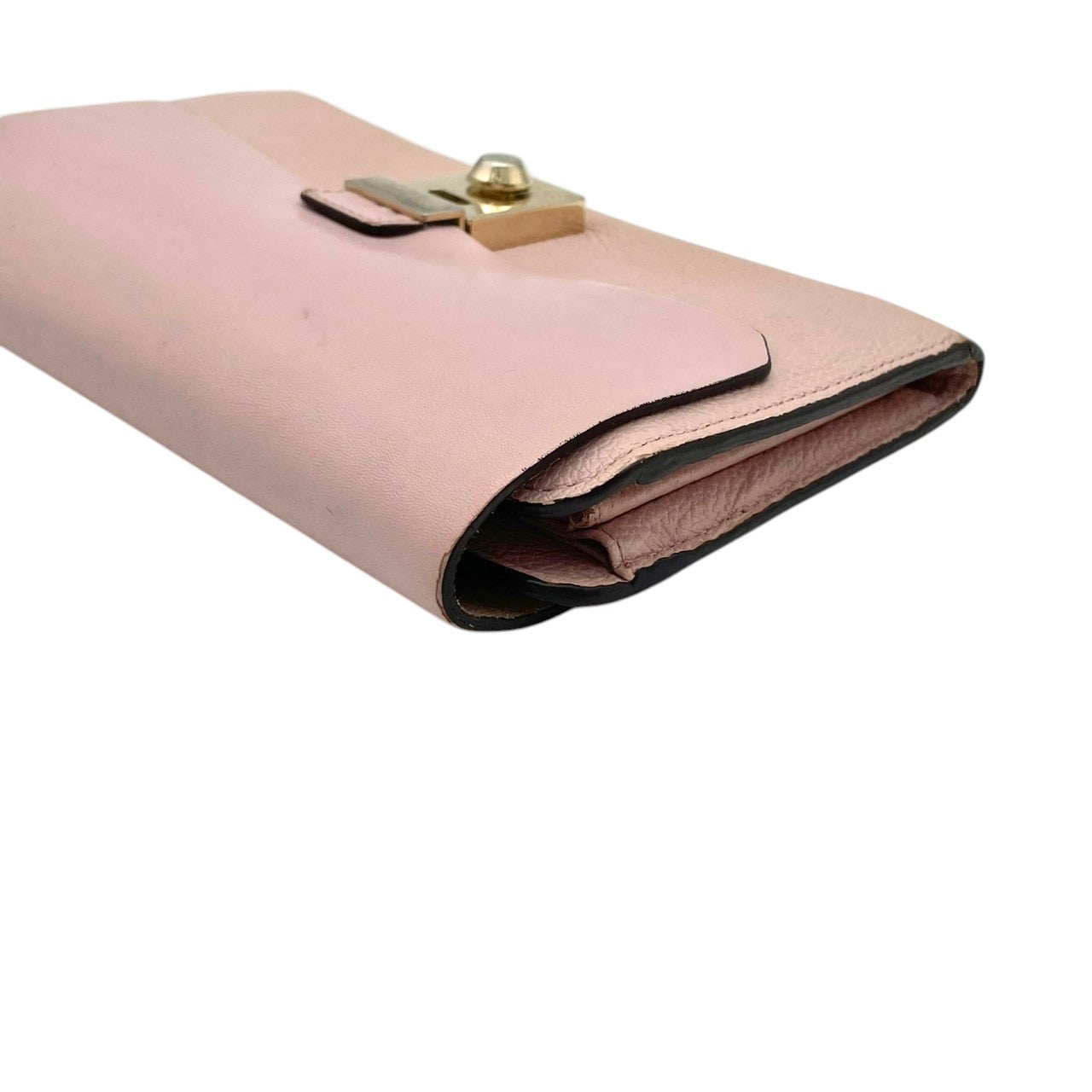 フルラ 財布 ミラノ PEGGY XL BIFOLD 二つ折り長財布 フラップウォレット ロングウォレット 本革 レザー ライトピンク ゴールド金具 エレガント クラシック スタイリッシュ カジュアル 上品 普段使い レディース 定番 人気 毎日使い M4