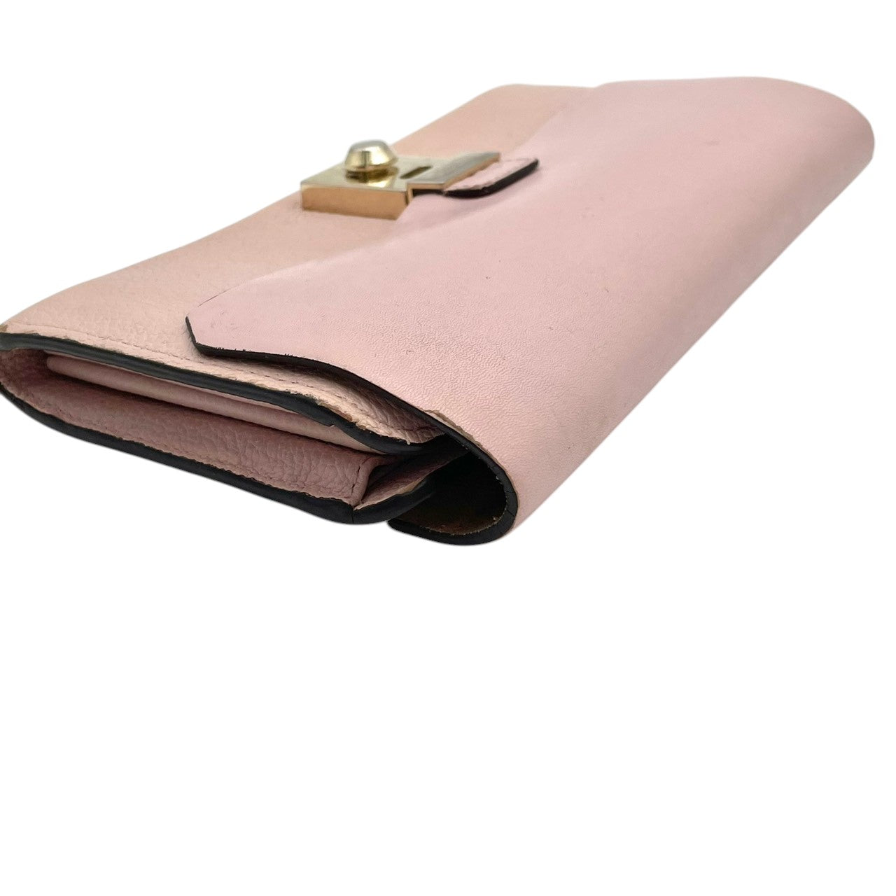 フルラ 財布 ミラノ PEGGY XL BIFOLD 二つ折り長財布 フラップウォレット ロングウォレット 本革 レザー ライトピンク ゴールド金具 エレガント クラシック スタイリッシュ カジュアル 上品 普段使い レディース 定番 人気 毎日使い M4
