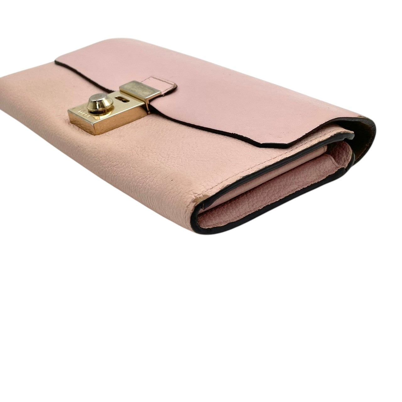 フルラ 財布 ミラノ PEGGY XL BIFOLD 二つ折り長財布 フラップウォレット ロングウォレット 本革 レザー ライトピンク ゴールド金具 エレガント クラシック スタイリッシュ カジュアル 上品 普段使い レディース 定番 人気 毎日使い M4