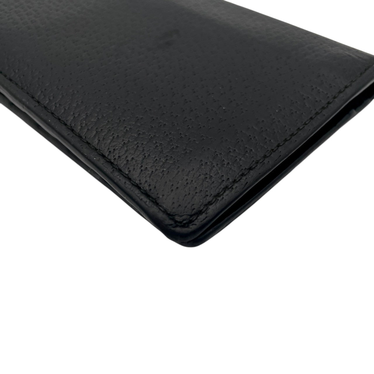 【美品】グッチ 財布 GGマーモント 二つ折り長財布 札入れ ロングウォレット 本革 レザー ブラック 黒 ゴールド金具 インターロッキングG クラシック エレガント スタイリッシュ シンプル 上品 ミニマル ビジネス メンズ レディース 定番 人気 W1