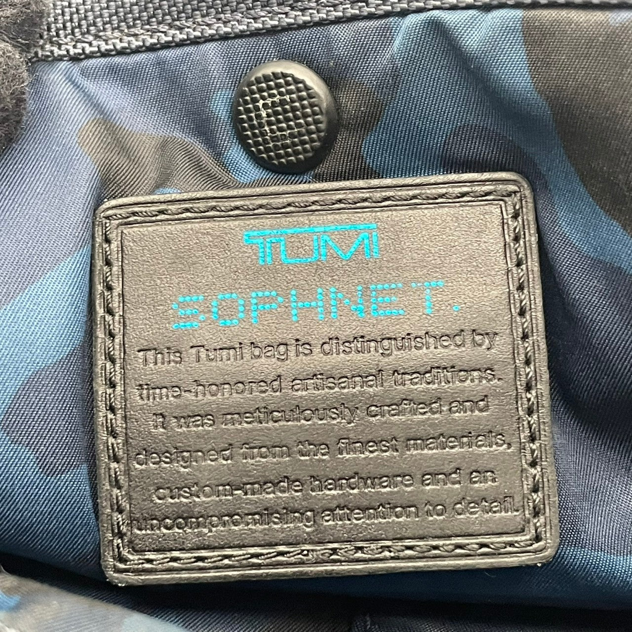 トゥミ バッグ SOPHNET. ソフネット 別注 コラボ コンパニオン トートバッグ ビジネスバッグ 肩掛け 手提げ A4サイズ収納可能 PC収納 大容量 ナイロン レザー ネイビー 紺 メンズ 通勤 通学 出張 旅行 スタイリッシュ カジュアル S57