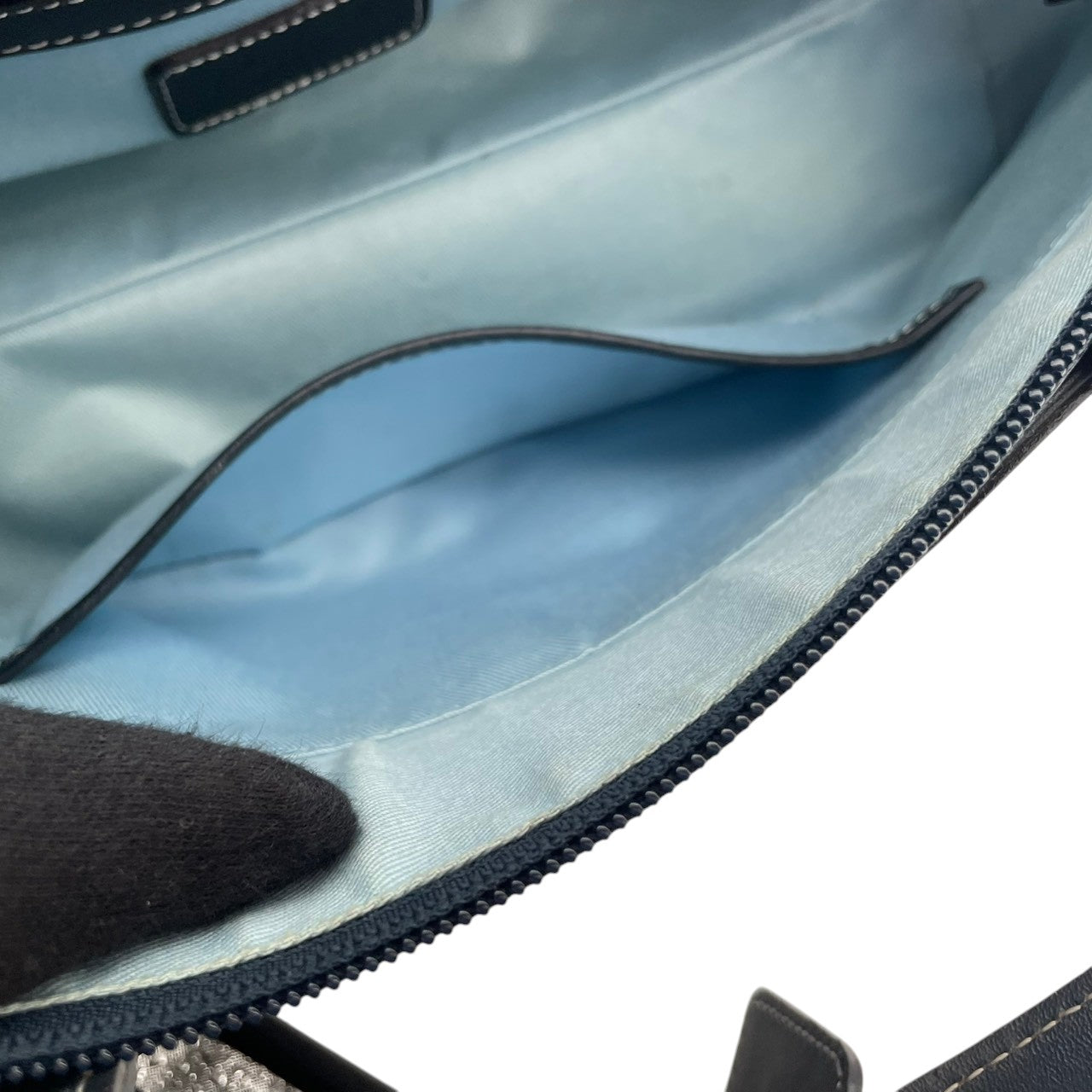 KITAMURA キタムラ バッグ ハンドバッグ 手提げ 肩掛け 横長 筒型 本革 Smooth Leather ネイビー 紺色 ホワイトステッチ クラシック 上品 デイリー ユース レディース 定番 人気 鞄 S54