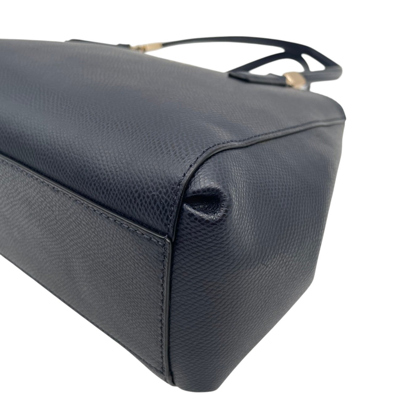 【美品】 COACH コーチ バッグ ラグジュアリー クロスグレーン レザー クリスティー キャリーオール トートバッグ ハンドバッグ ショルダーバッグ 手提げ 肩掛け 斜め掛け 本革 ネイビー 紺色 ゴールド金具 通勤 通学 レディース 人気 S54