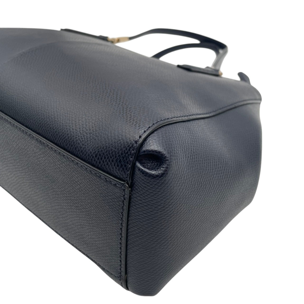 【美品】 COACH コーチ バッグ ラグジュアリー クロスグレーン レザー クリスティー キャリーオール トートバッグ ハンドバッグ ショルダーバッグ 手提げ 肩掛け 斜め掛け 本革 ネイビー 紺色 ゴールド金具 通勤 通学 レディース 人気 S54