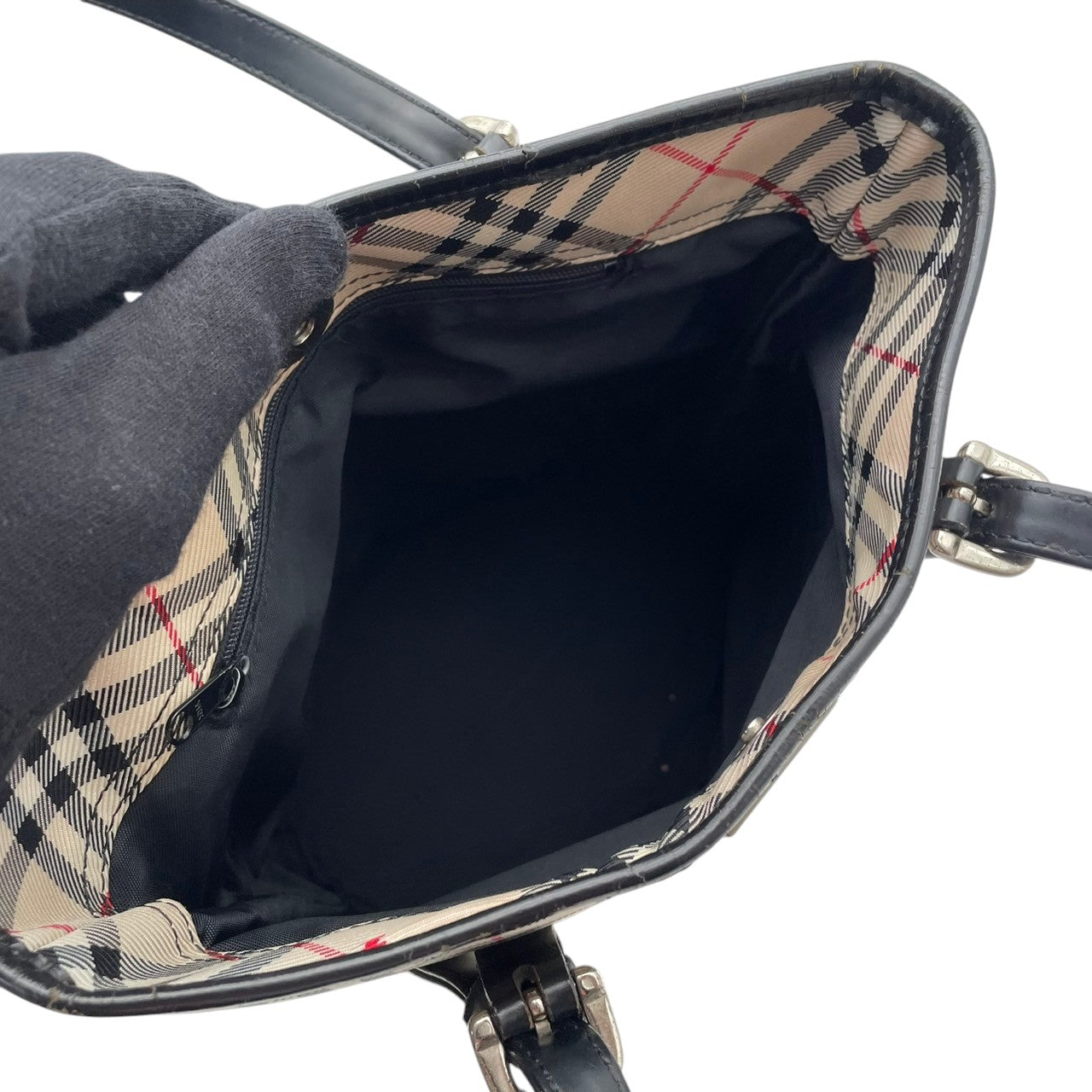バーバリーブルーレーベル バッグ ノバチェック柄 バケツ型 トートバッグ ハンドバッグ 手提げ 肩掛け キャンバス 本革 レザー ベージュ ブラック 黒 シルバー金具 エレガント クラシック スタイリッシュ カジュアル レディース 定番 人気 鞄 S53