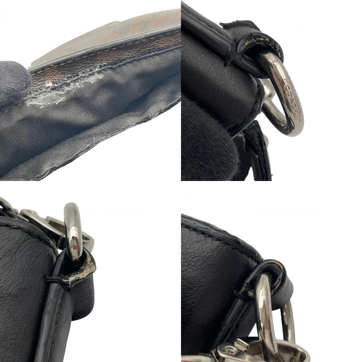 COACH コーチ バッグ チャールズ シグネチャー ショルダーバッグ クロスボディ 斜め掛け 斜めがけ PVC レザー 本革 ブラウン ダークブラウン 茶系 黒 メンズ レディース ユニセックス スタイリッシュ カジュアル デイリー F54781 S80